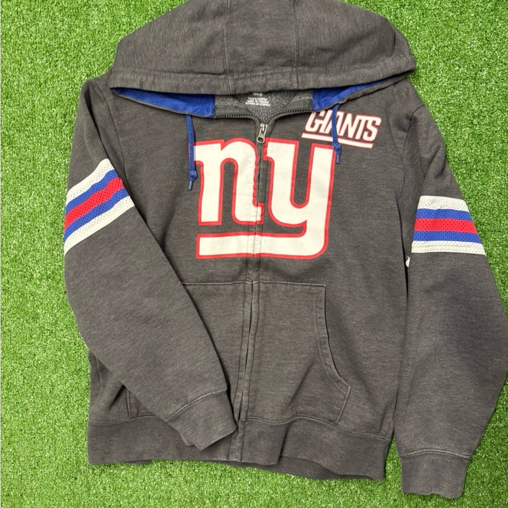 Majestic Y2K NY Giants Zip Up